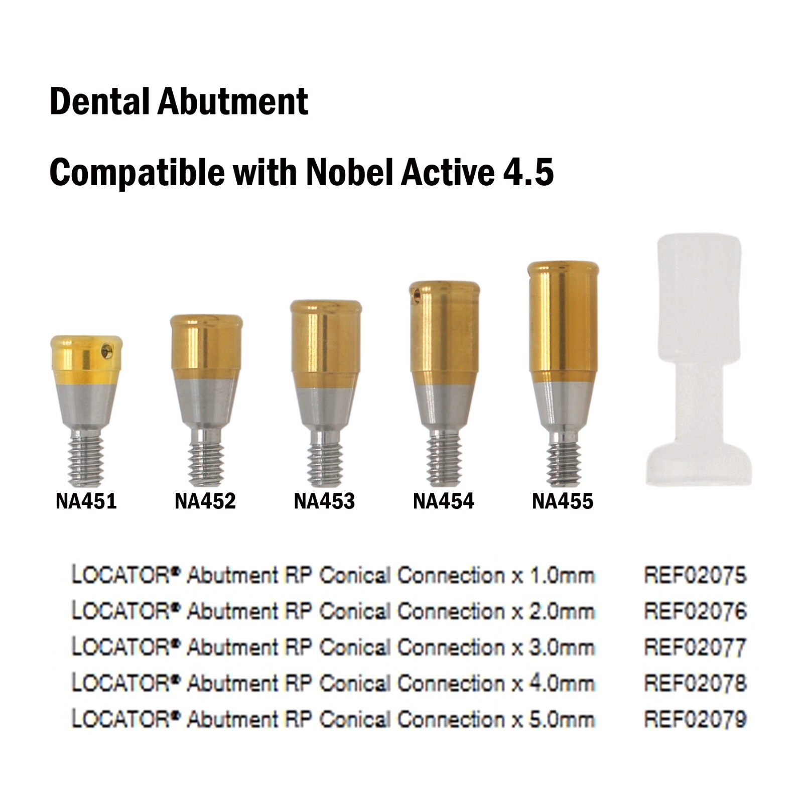 Locator Abutments for Hiossen Oss/Zimmer/Nobel/NEODENT GRAND MORSE/ITI Straumann