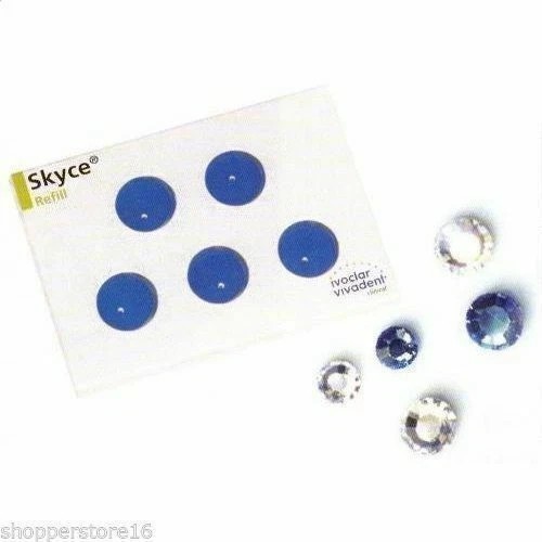 IVOCLAR VIVADENT SKYCE CRYSTALS- TOOTH JEWELLERY- 5 PCS PER PACK