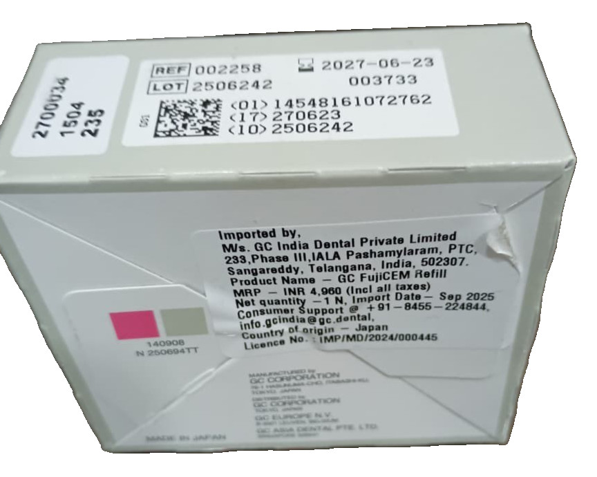 GC Fuji CEM Resin Modified Glass Ionomer Luting Cement 13.3g Dental – Free Ship