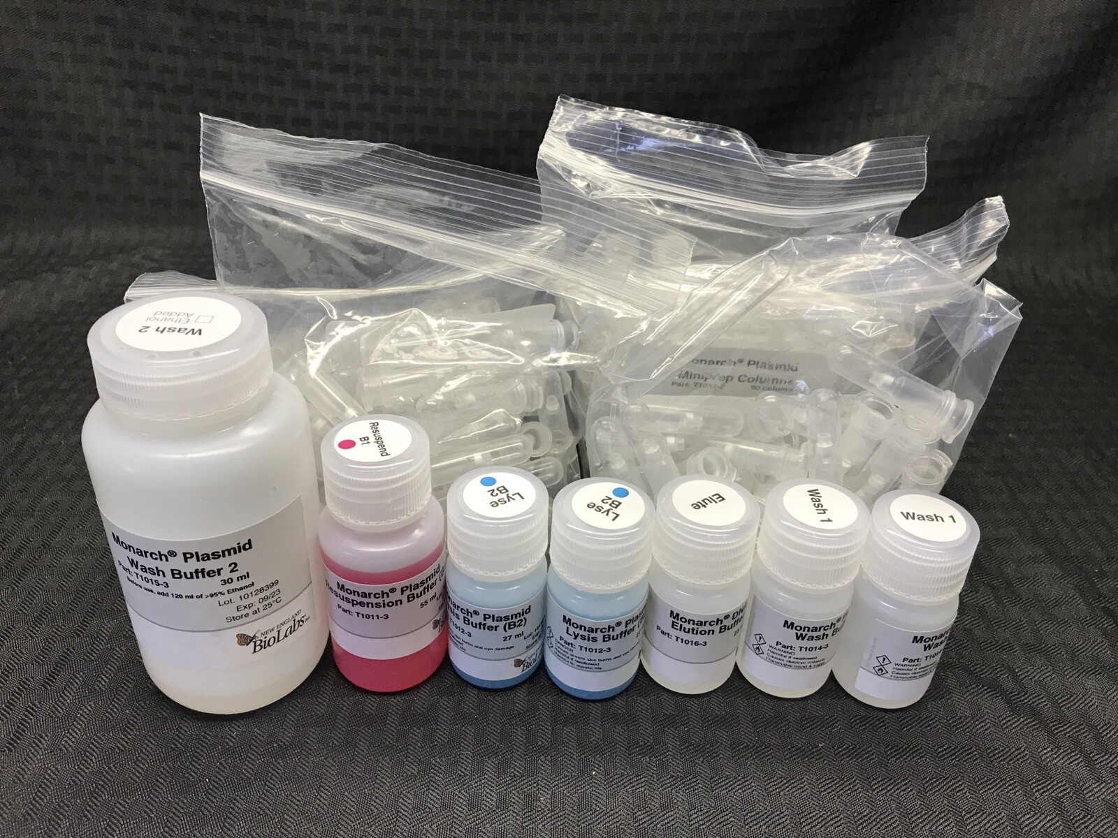 BIOLABS Monarch Plasmid DNA Miniprep Kit – Partial Kit T1010L A
