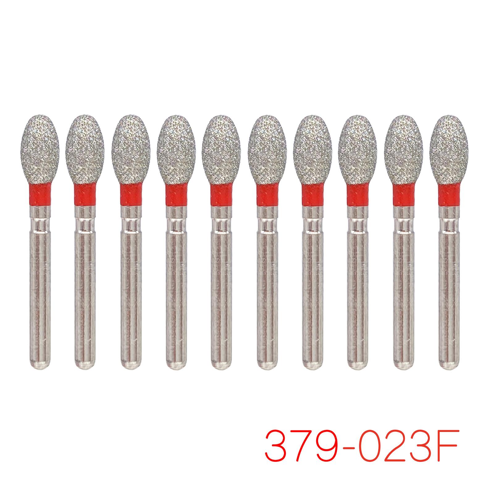 Dental Diamond Burs Football #379-023F Fine Red for Hight Speed Handpiece