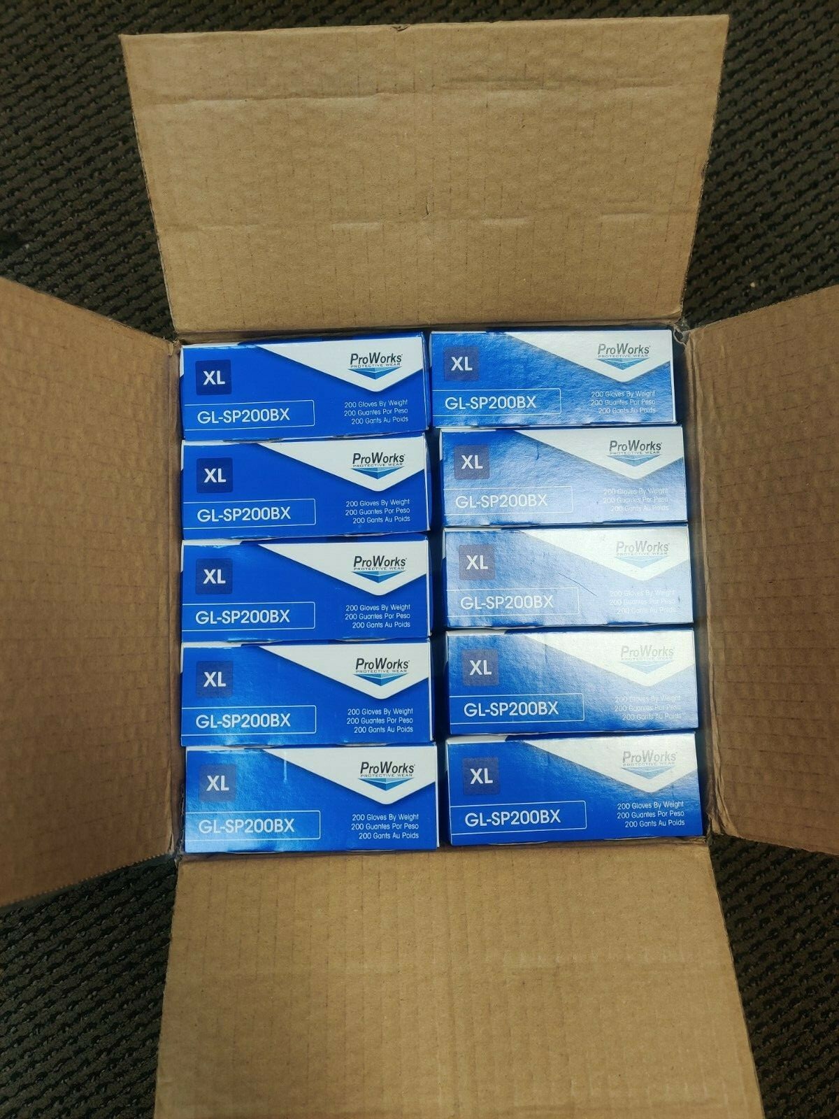 ProWorks Stretch Polyethylene Gloves Blue | Medium, Large or XLarge | 2000ct