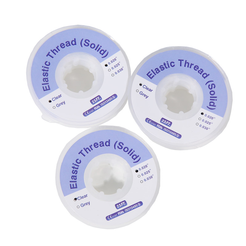 Dental Ortho Solid Elastic Thread Power Spool Traction Pull0.020/0.025/0.030