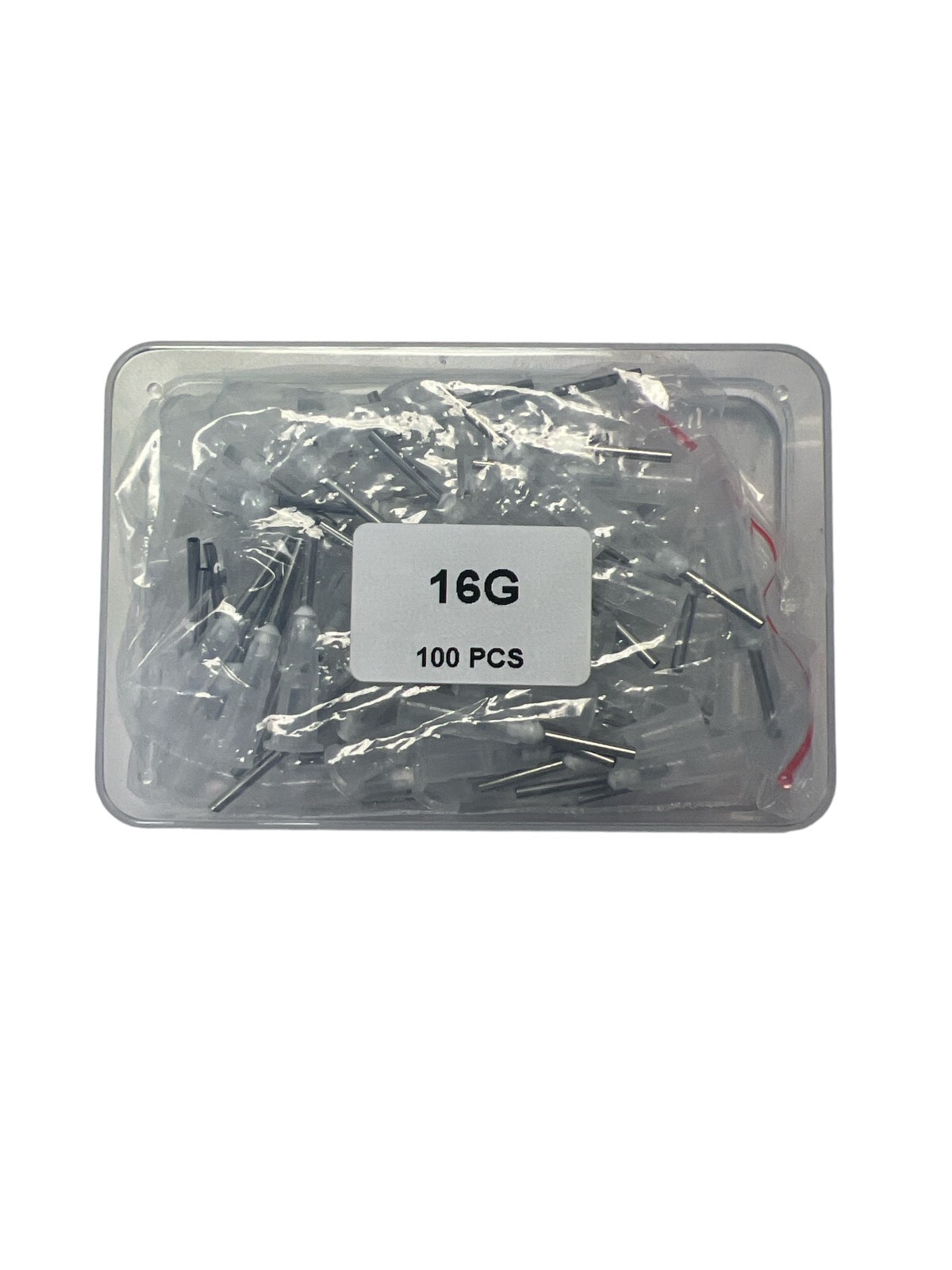 16-28G 100 Pack Precision Dispensing Needle Blunt Tip Oil Glue Liquid Ink Refill