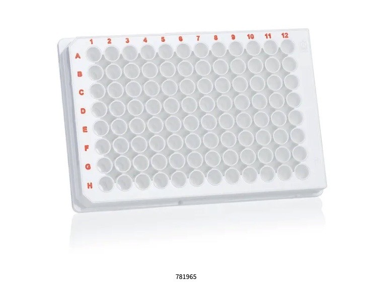 (46) BRAND TECH 96-Well CellGrade Microtitration Plates F-Bttm Lid 781965 B