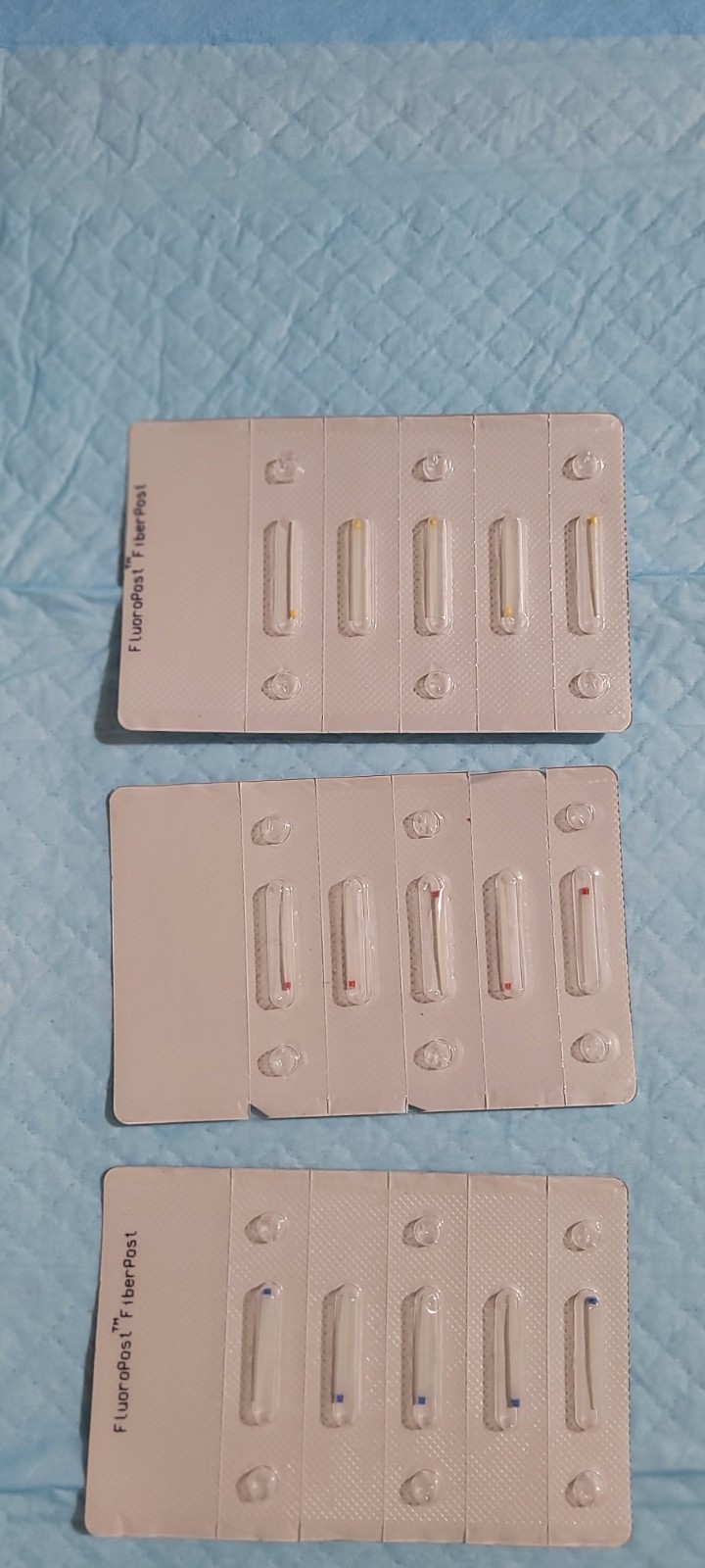 Dental Endodontic Fiber Post Fluoropost 15 Posts DENTSPLY