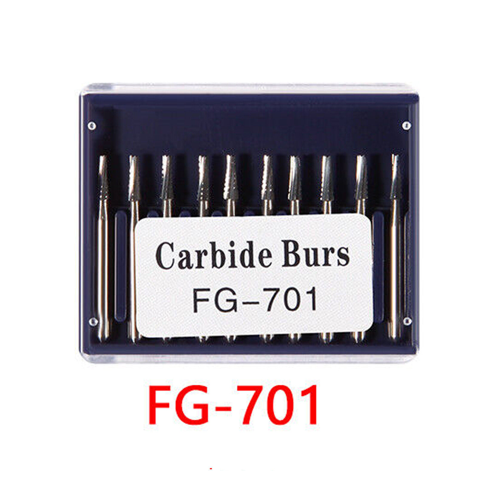 1-10 Box Dental FG HP Tungsten Carbide Burs Round Type For High Speed Handpiece