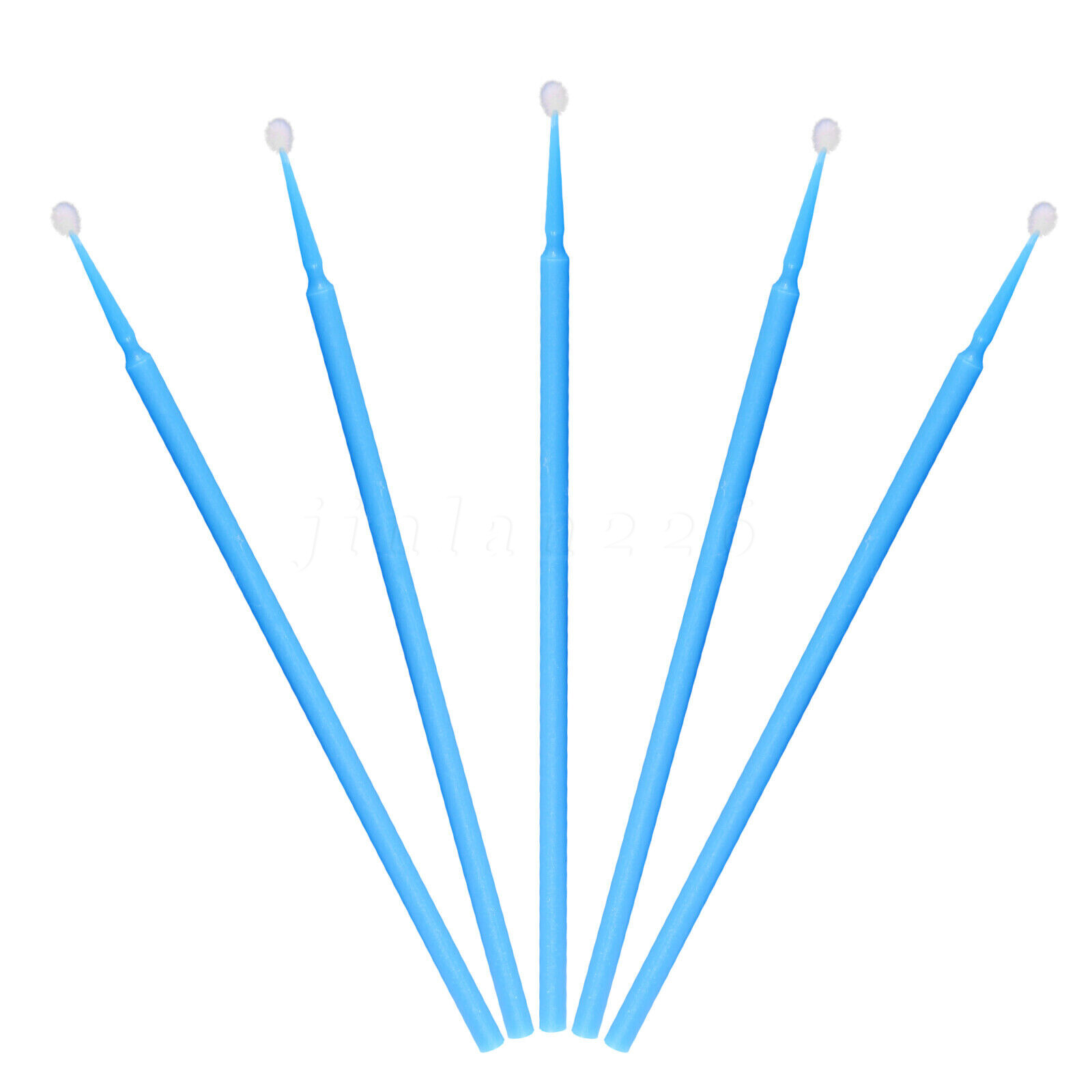 1-5 Micro Brushes Applicators Microbrush Dental Eye Regular 2.5mm Blue 100pcs/pk