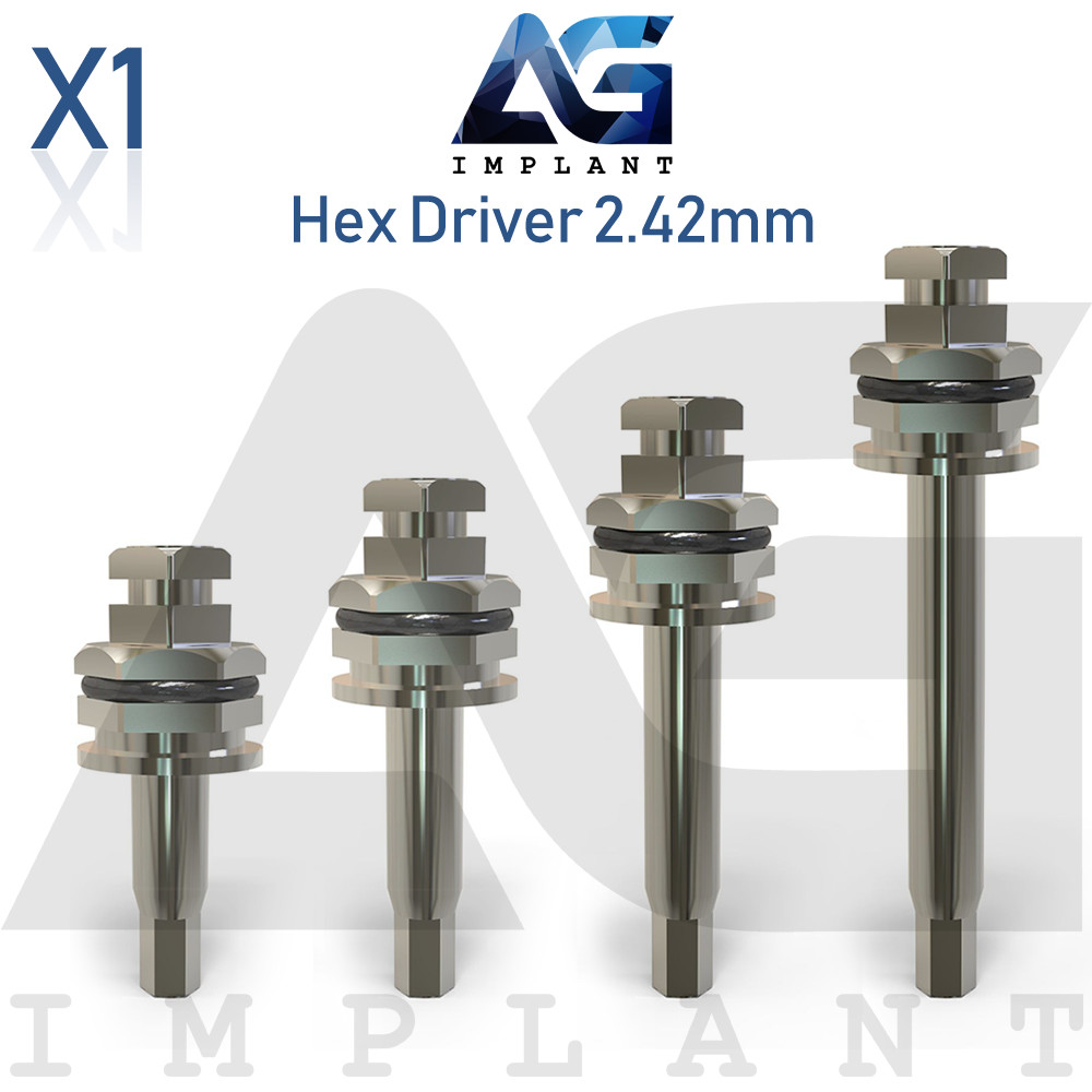 Hex Driver 2.42mm Manual Screwdriver Surgical Tool For Dental