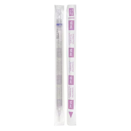 Zoro Select 11L810 50Ml Pipet, Individually Wrap/Bag, Pk90, 11L810