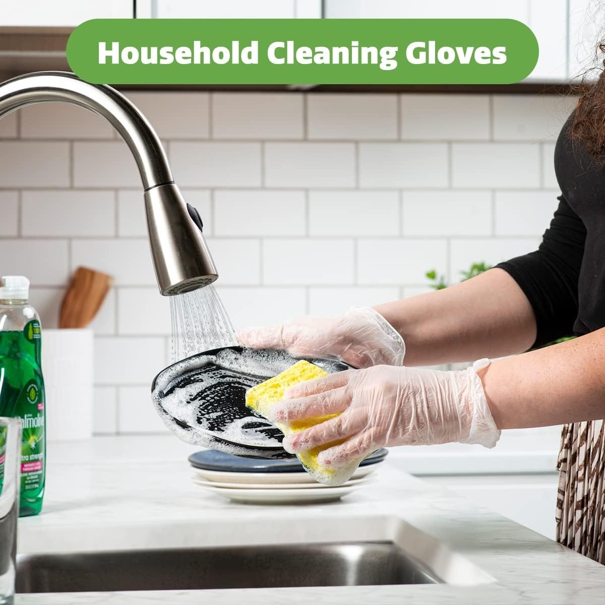 Disposable Vinyl Gloves – 100 Count, BPA-Free, Latex-Free for Cooking & Cleaning