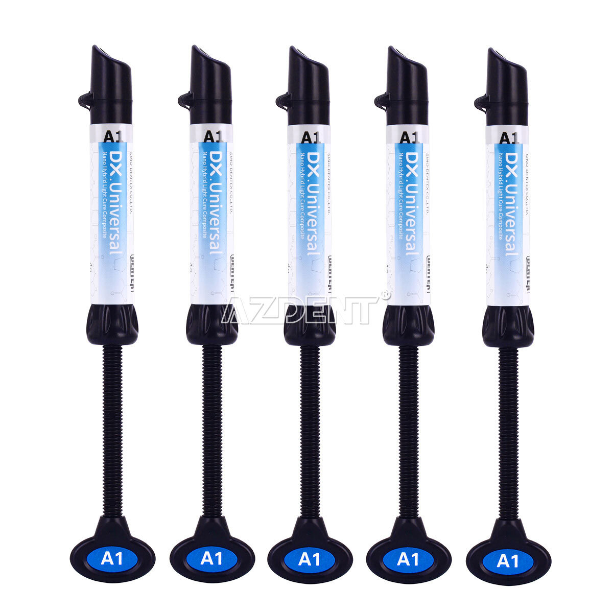 Dentex Dental Universal Cure Light Composite Resin A1 A2 A3 4g/Syringe