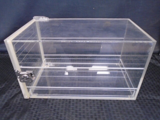 Laboratory Acrylic Safety Disposal Storage Box With Drawer 16” L x 9” W x 9” H
