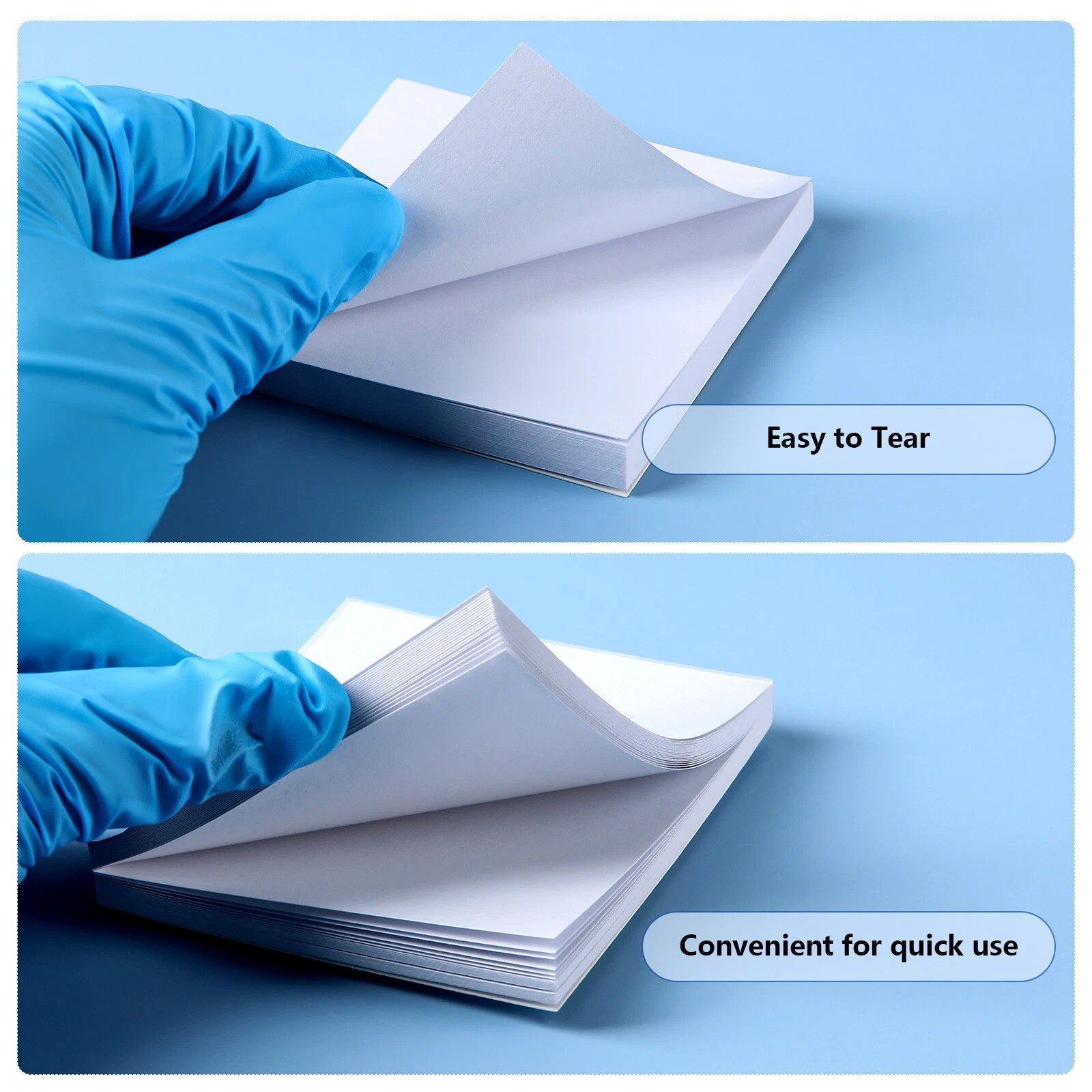 50 Sheets/Book Dental Disposable Mixing Pad Paper Impression 2-Side S/M/L cement