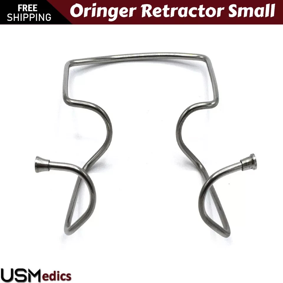 Oringer Retractor Dental Self Retaining Small Lip & Cheek Metal Wire Retractor