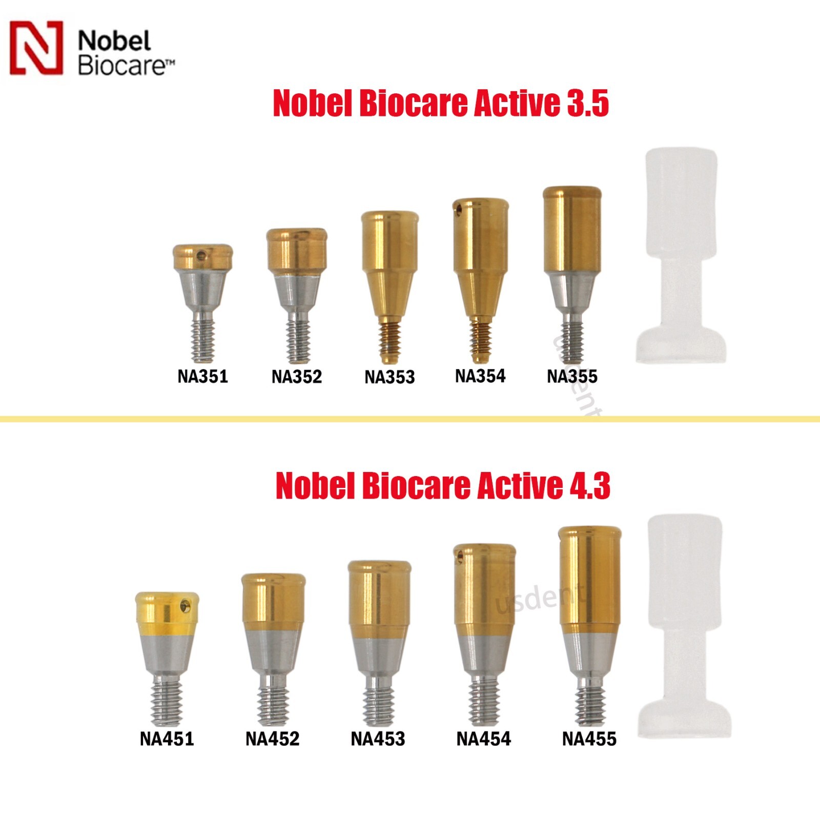 Fits Nobel Locator/Healing Abutments NP/RP Closure Cap Open/Closed Tray Conical