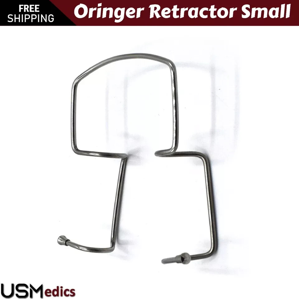 Oringer Retractor Dental Self Retaining Small Lip & Cheek Metal Wire Retractor