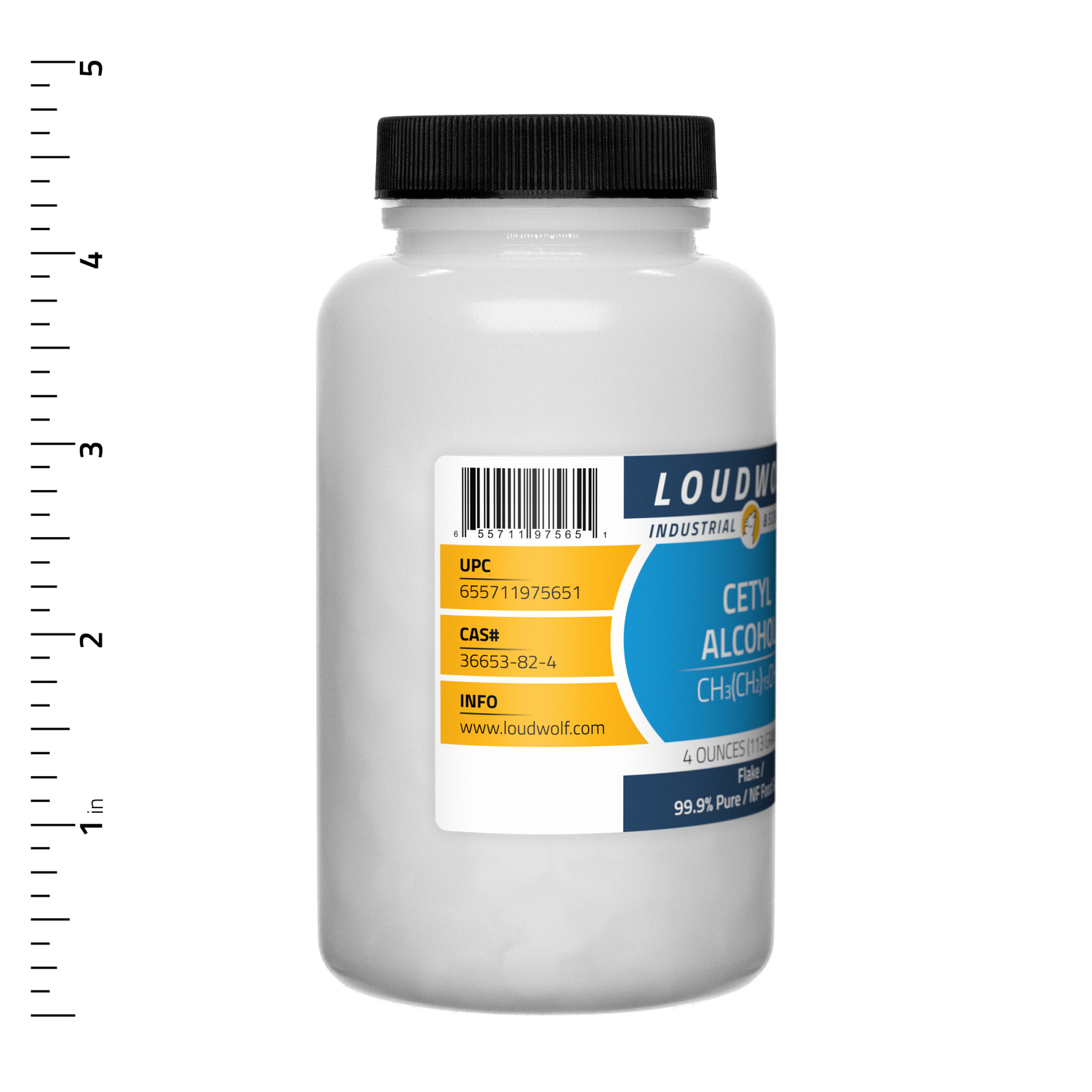 Cetyl Alcohol 4 Oz NF Food Grade Flake USA SELLER