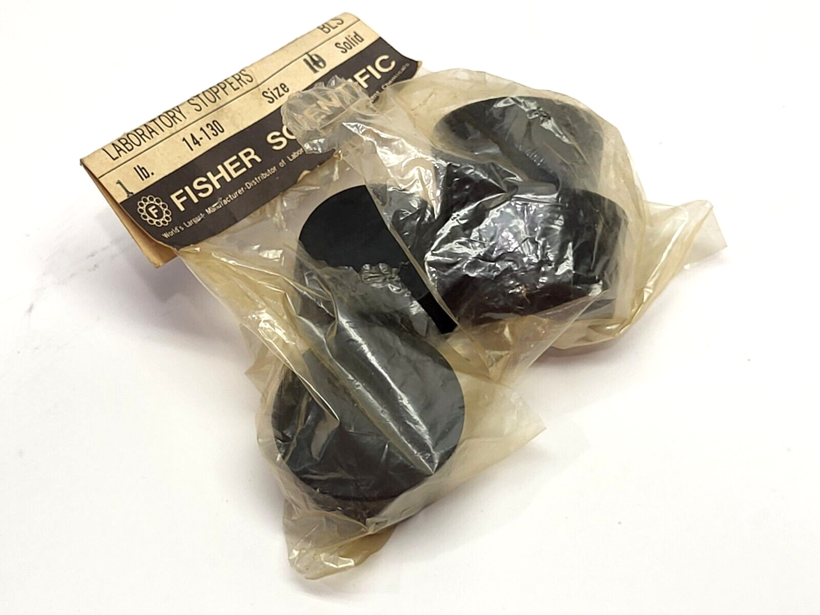 Fischer Scientific 14-140 Rubber Stoppers LOT OF 7
