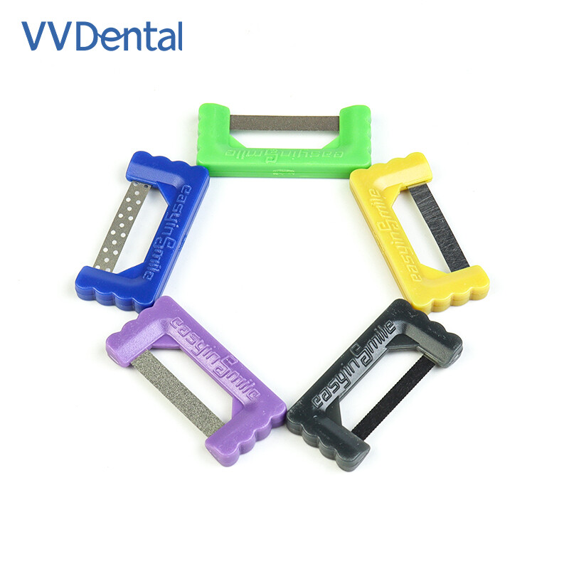 10Pcs Dental Interproximal Reduction Strip Orthodontic Polishing IPR Strips Kit