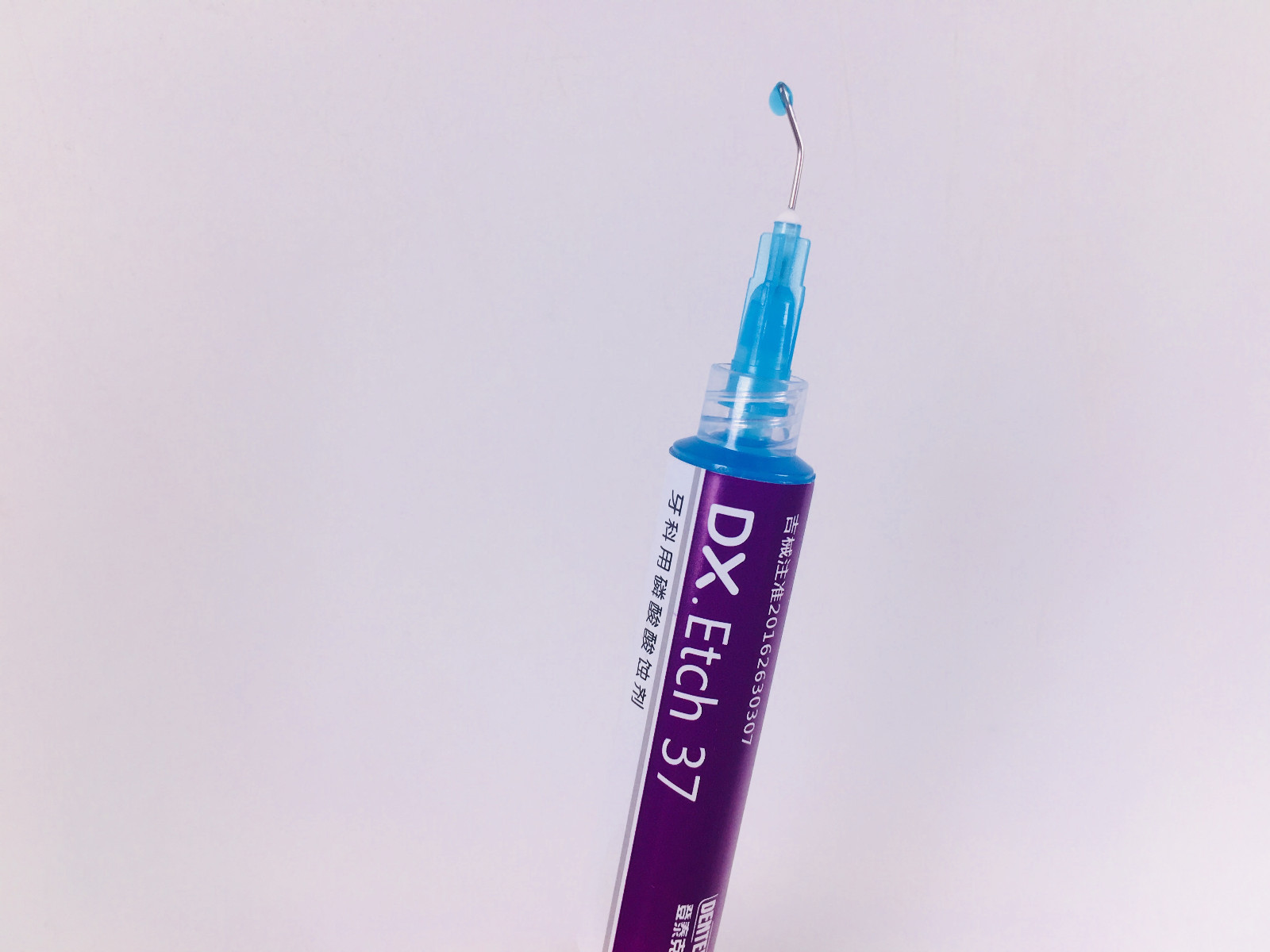 Dental Etch Syringe 5ML Blue Needle Tips Acid Etching Gel 37% Phosphoric Dentex