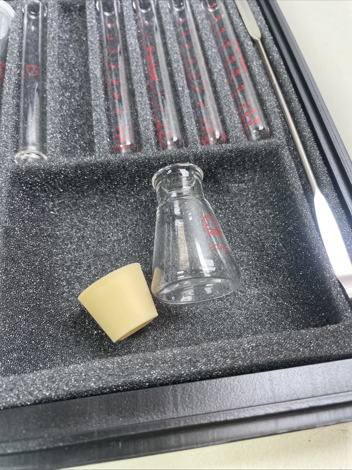USED Kontes Microflex Williamson K-748000-0000 Chemistry Kit 16pc Glass + More 3