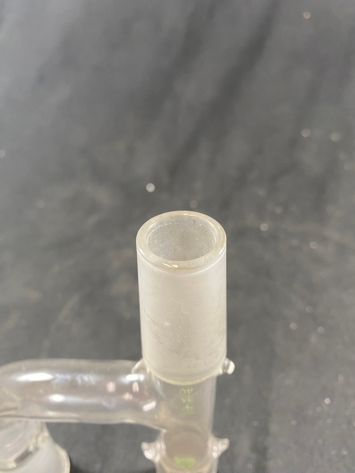 PYREX Glass 108mm Width 24/40 Joint Hooked Claisen Three-Way Connecting Adapter