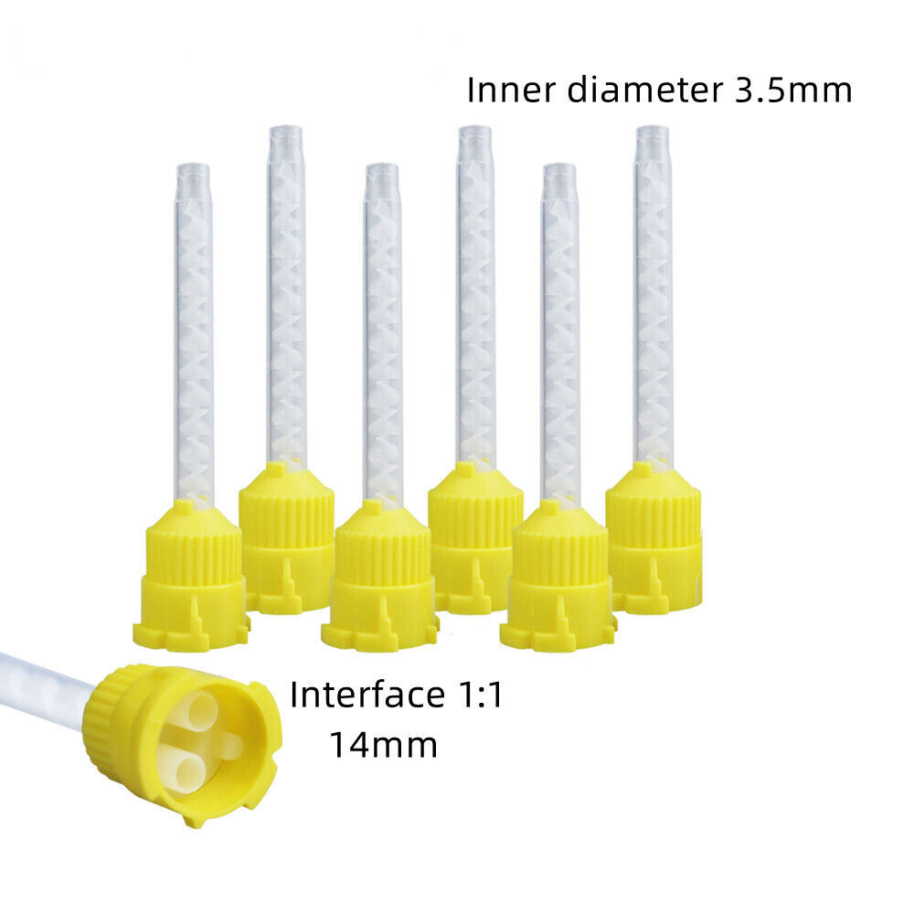 50Pcs Dental Intraoral Mixing Tips for Impression Material/ Crown&Bridge/Cements