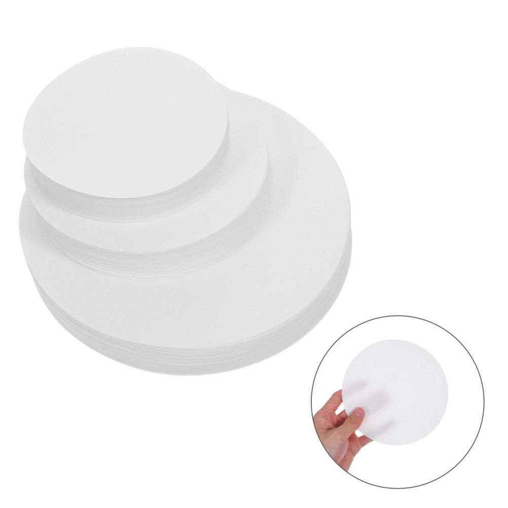 300 Pcs Qualitative Filter Paper Sheets Lab Funnel Chemical Analysis