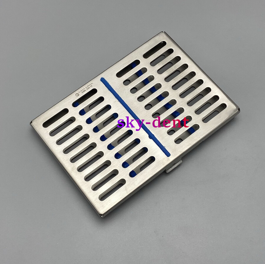 Plastic Dental Autoclave Sterilization Cassette Rack Box Tray For 5 Instruments