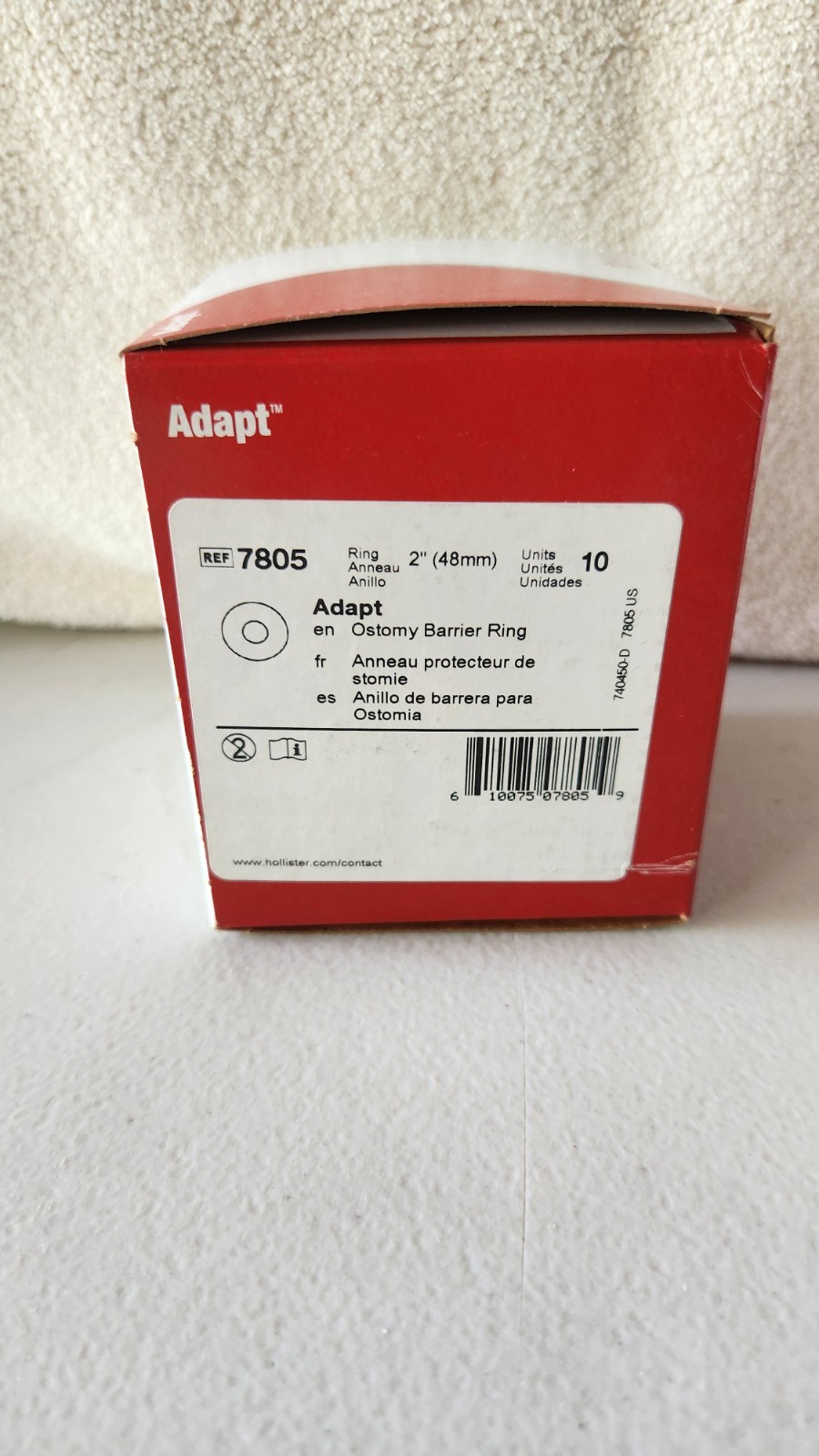 Adapt Ostomy Barrier Ring Model 7805 2″ (48mm) for Ostomy Care – 10 Units