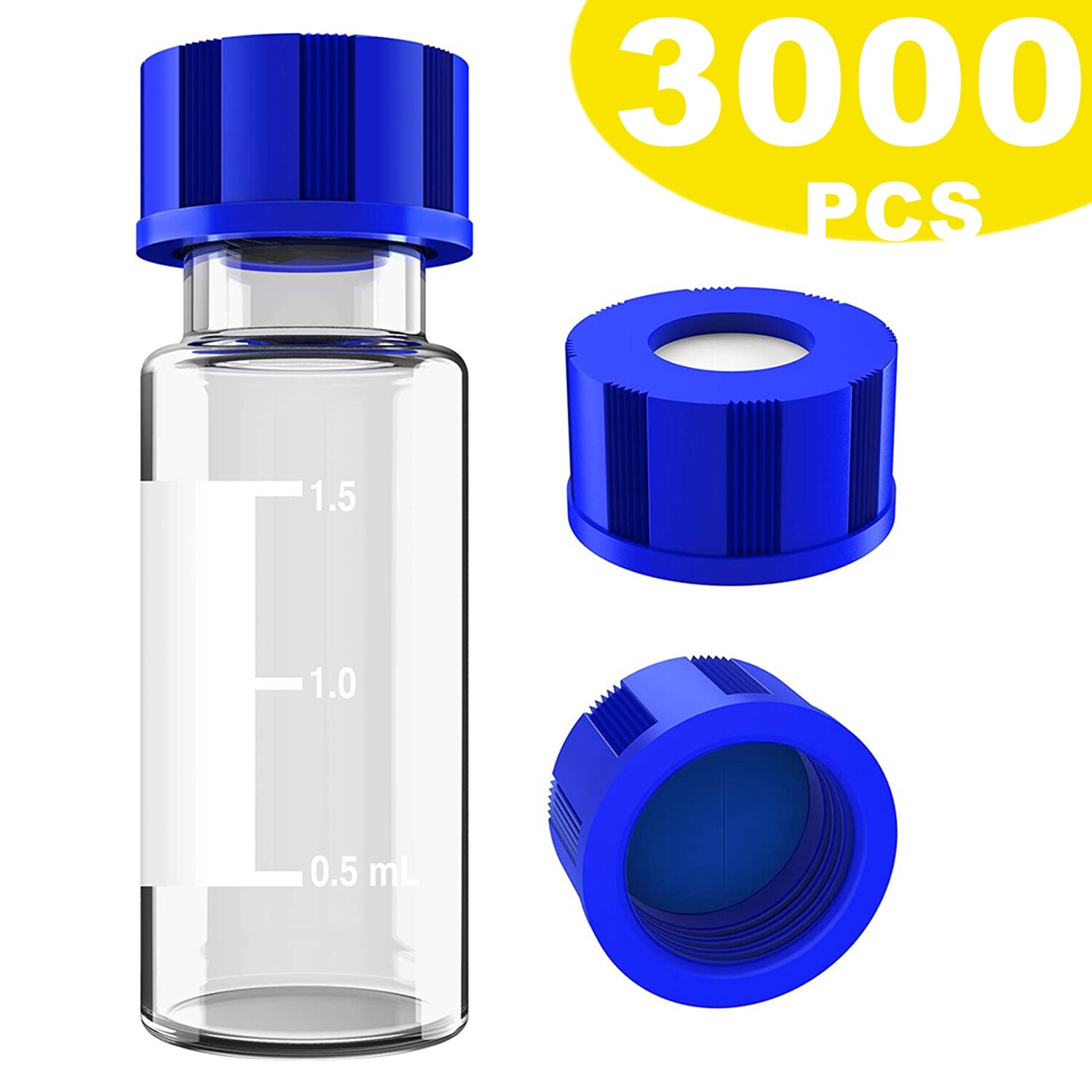 Simpure 2ml Glass Vials & Polypropylene Caps Beverage Sample Seperation GC