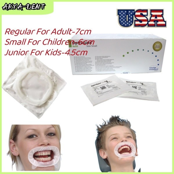 10pcs Dental Ivoclar Vivadent Optragate 3D Mouth Opener Cheek Retractor