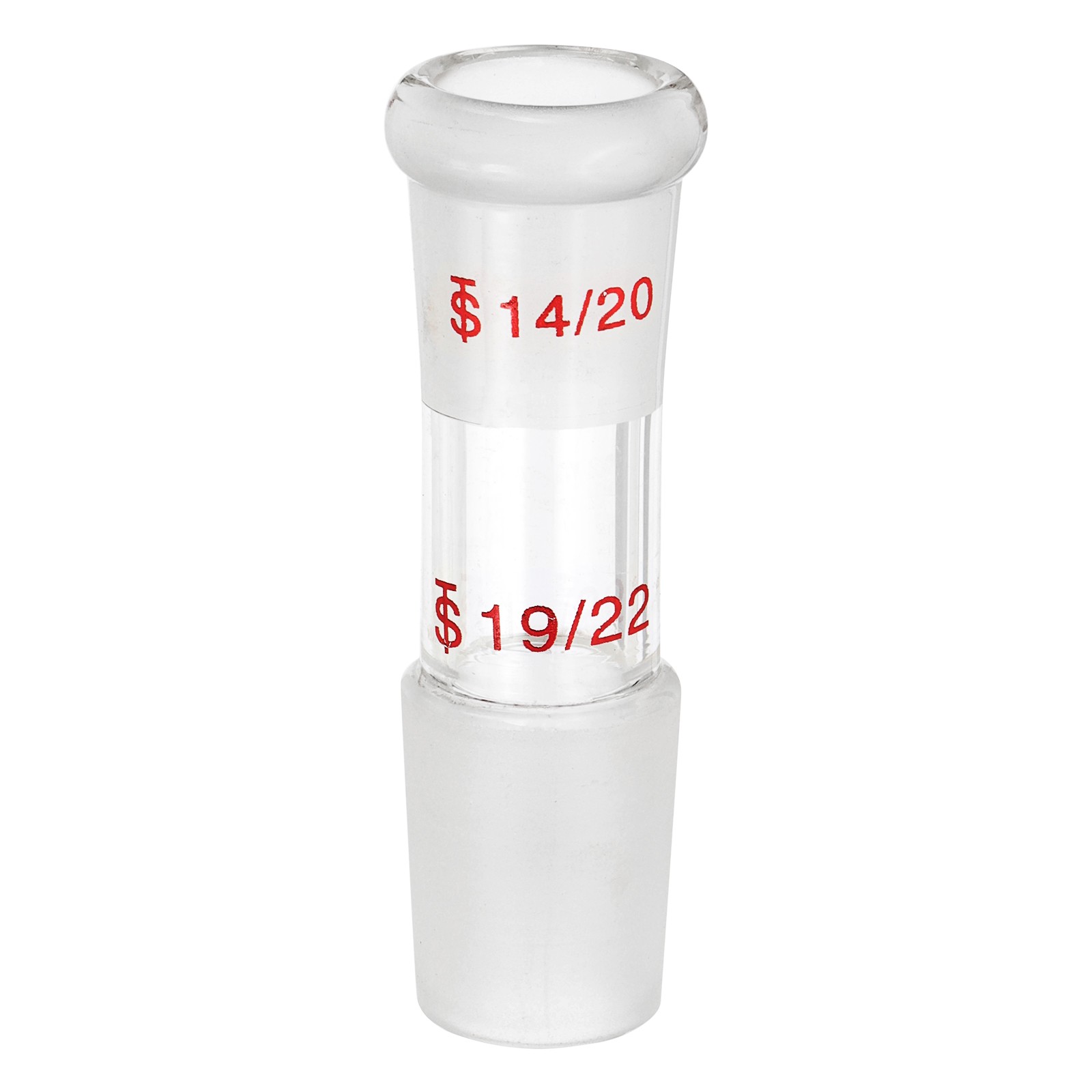 Glass Reducing Connecting Adapter, 1 Pcs from 14/20 to 19/22, Style 25