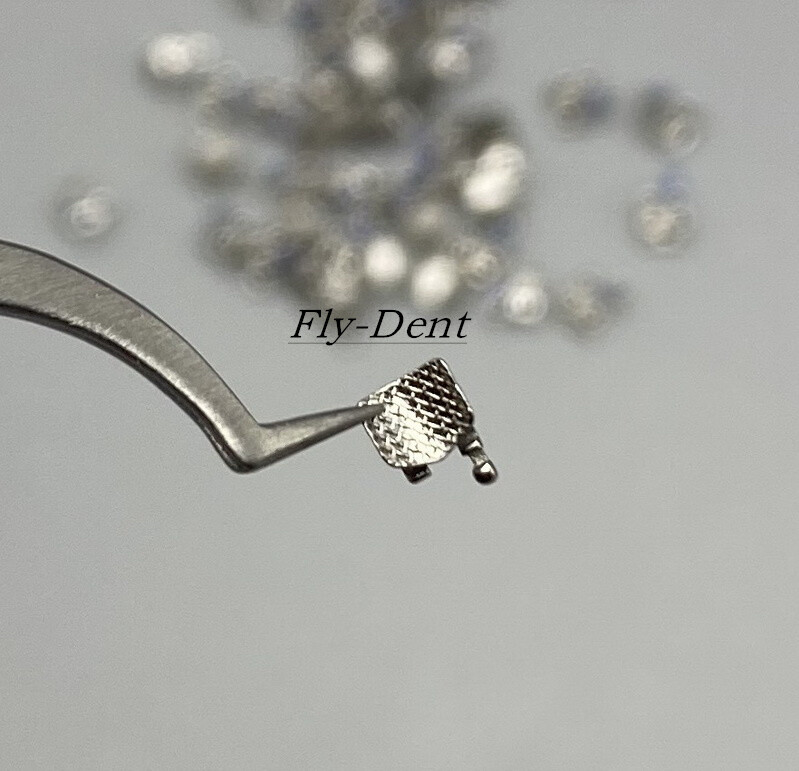 Dental Orthodontic Bracket Braces Mini Roth 022 Slot Hooks 345 Metal In Bulk