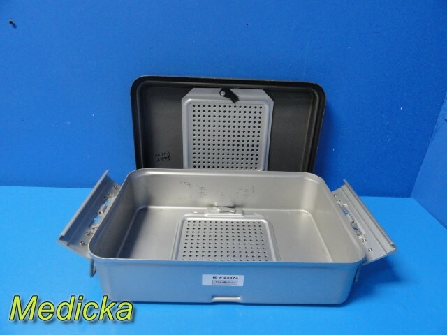 Genesis C.A.S.E Sterilization Container W/ Retention Plates 19″x12″x5″ ~ 23074