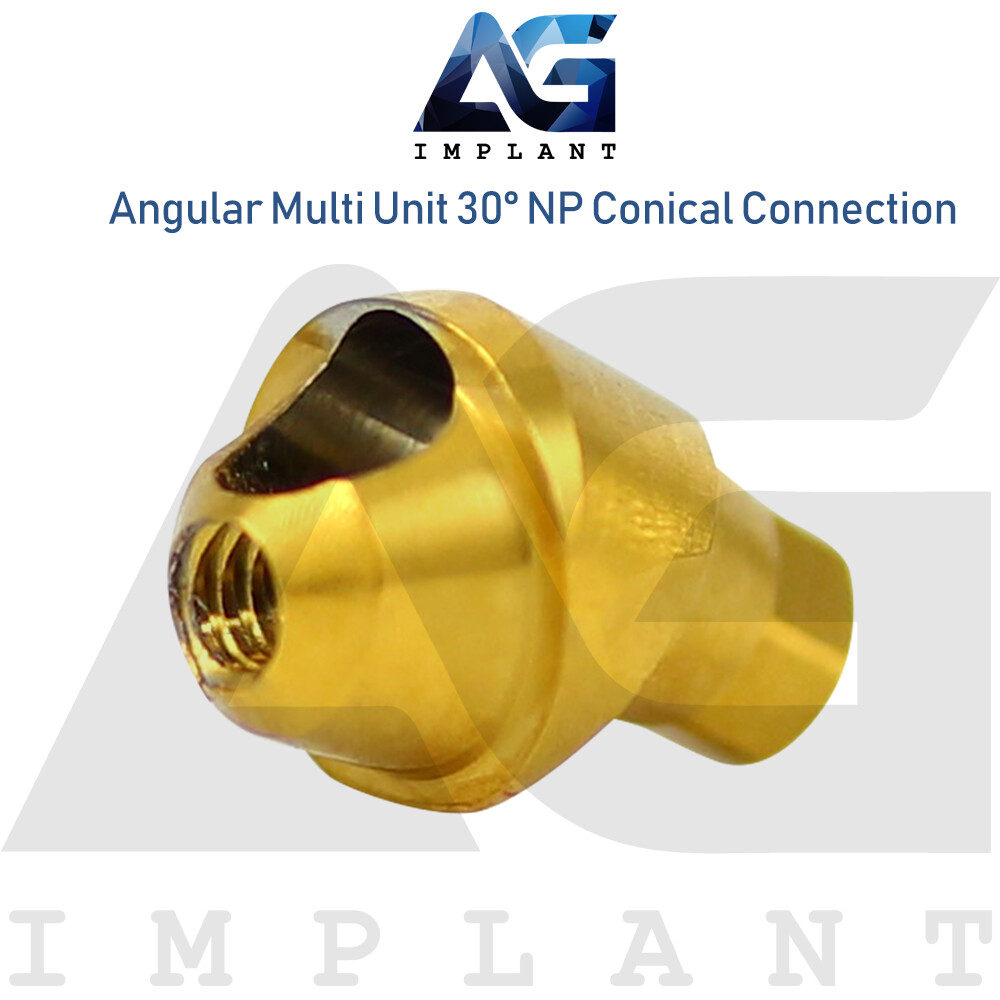 Angular Multi Unit Abut ment 30° Full Kit Conical Connection NP 2.25mm Hex