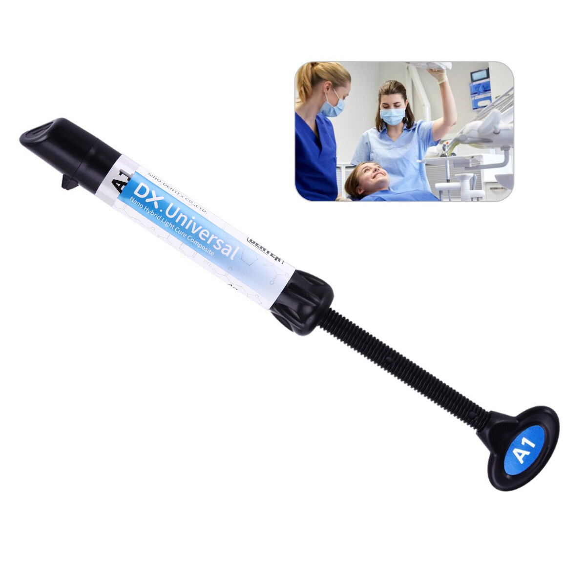 Dentex Dental Universal Composite Light Cure Resin A1/A2/A3/A3.5/B1/B2 Shade