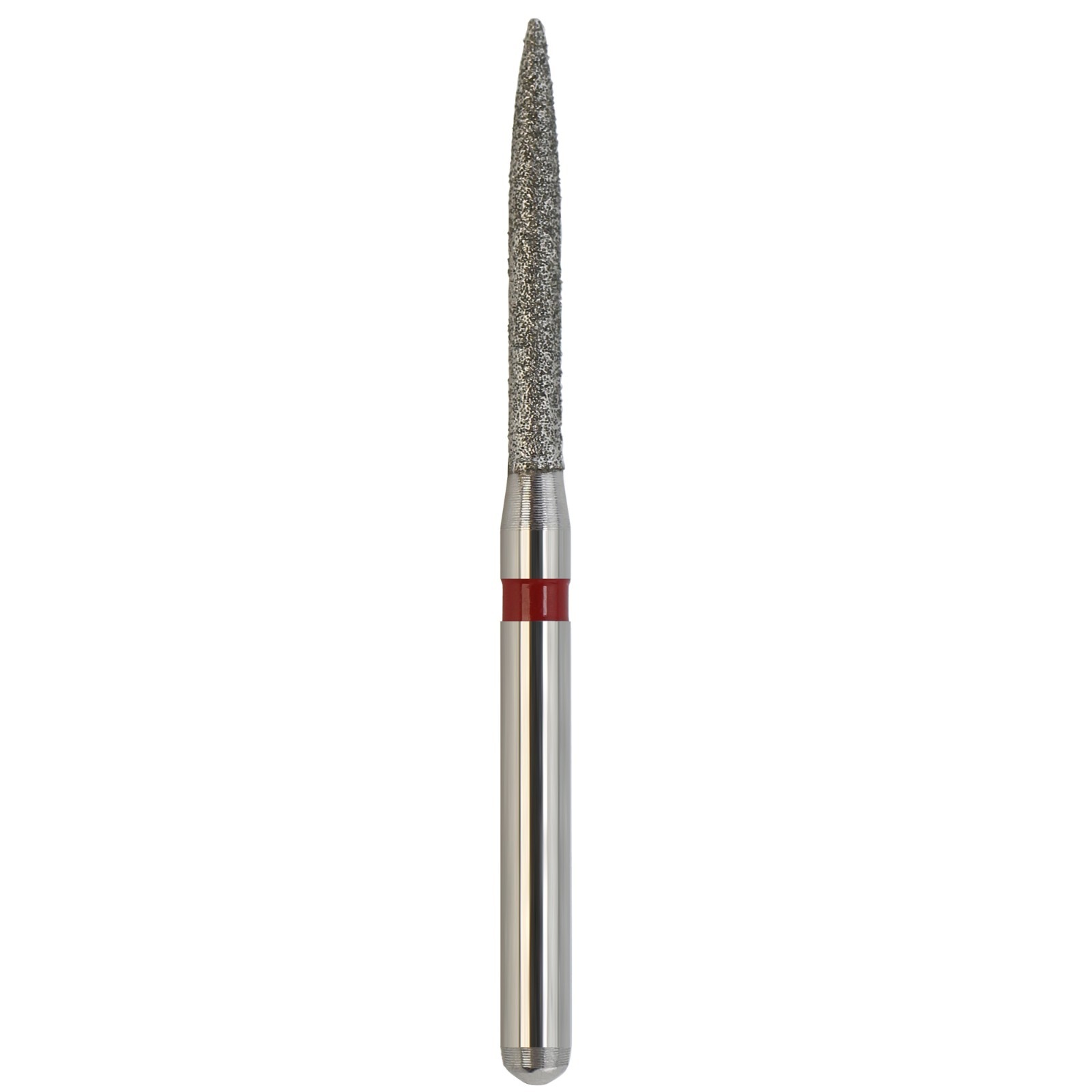 Dental Diamonds Flame Burs 863/012F Fine Grit Red FG for High Speed Handpiece