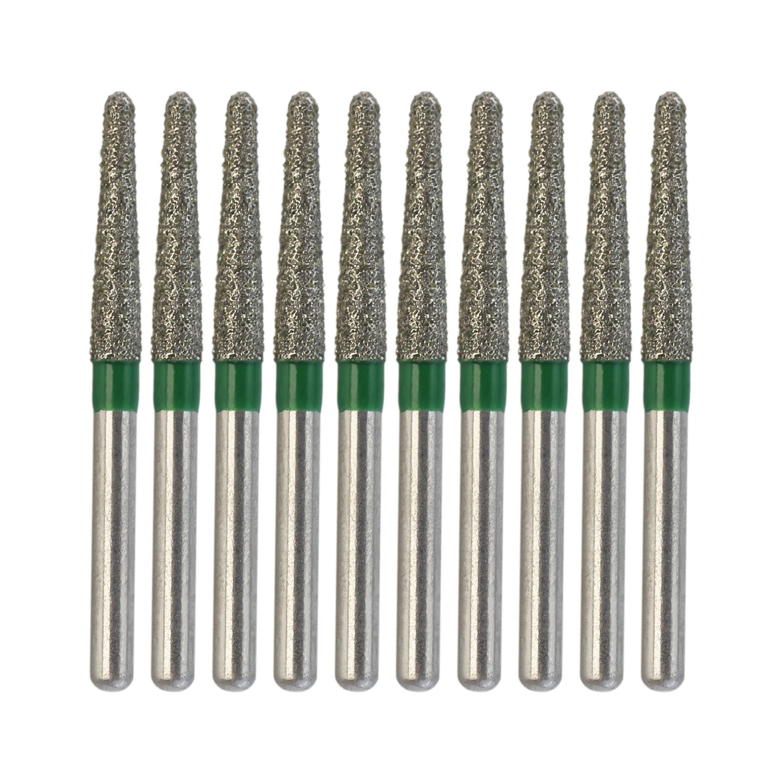 Dental Diamond Burs Round End Taper 856/018C Coarse Green FG High Speed Burr