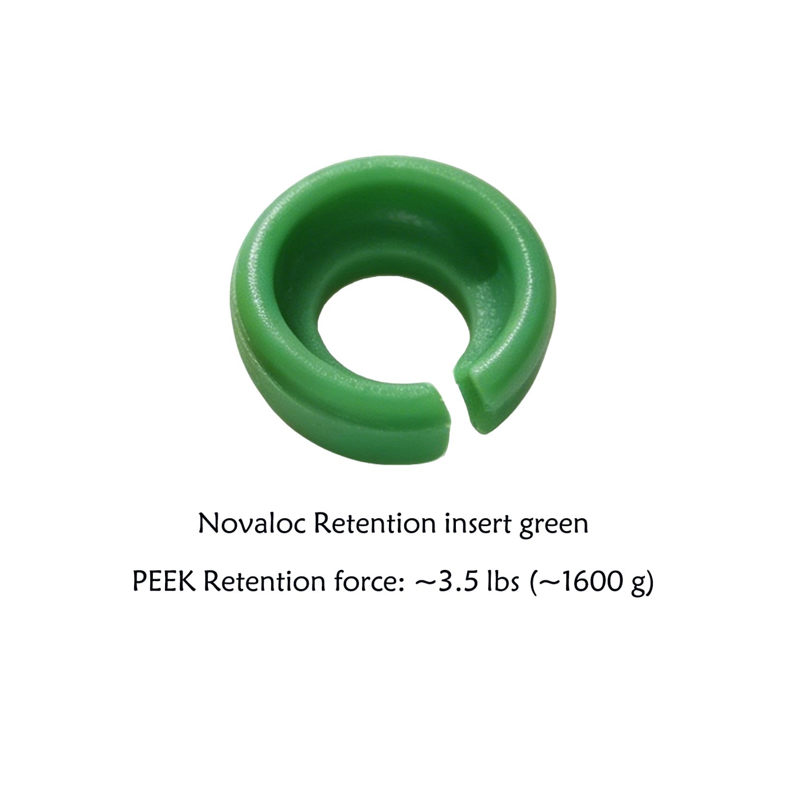 US Dental Novaloc Retention Inserts Caps Peek and Mounting&Demounting Core Tool