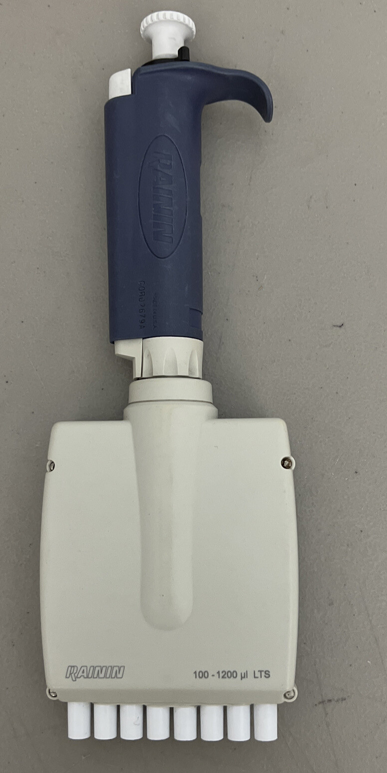 NICE Rainin Pipet-Lite 8 Channel L1200 Pipette LTS Pipetman