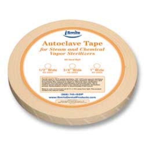 iSmile Autoclave Sterilization Indicator Tape, 1″ x 60 yds per roll, Seals