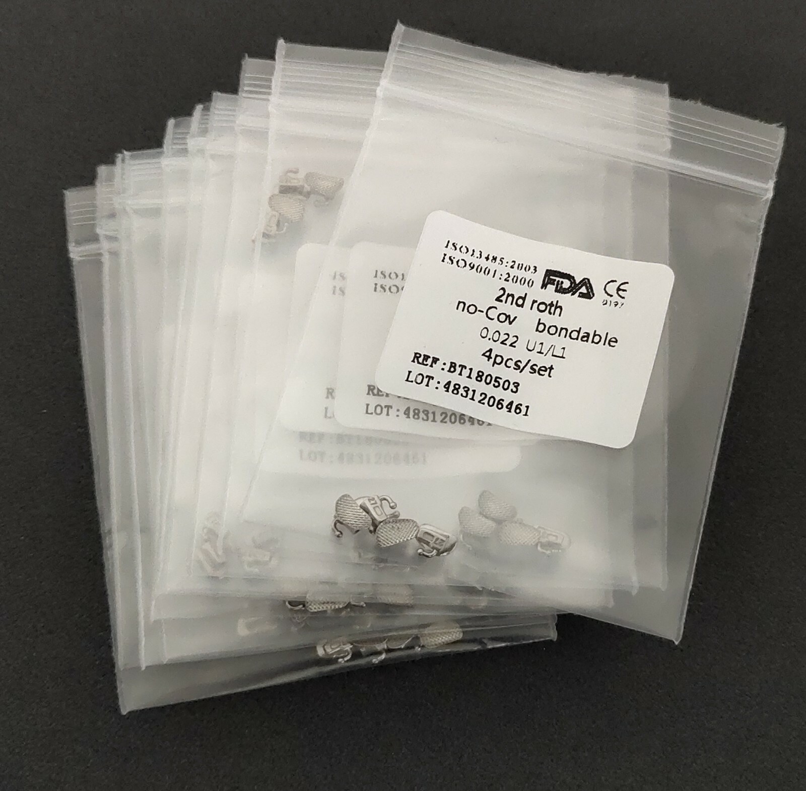 10Pack Dental Buccal Tube 2nd Roth.022 Molar Bondable No-convertible Orthodontic