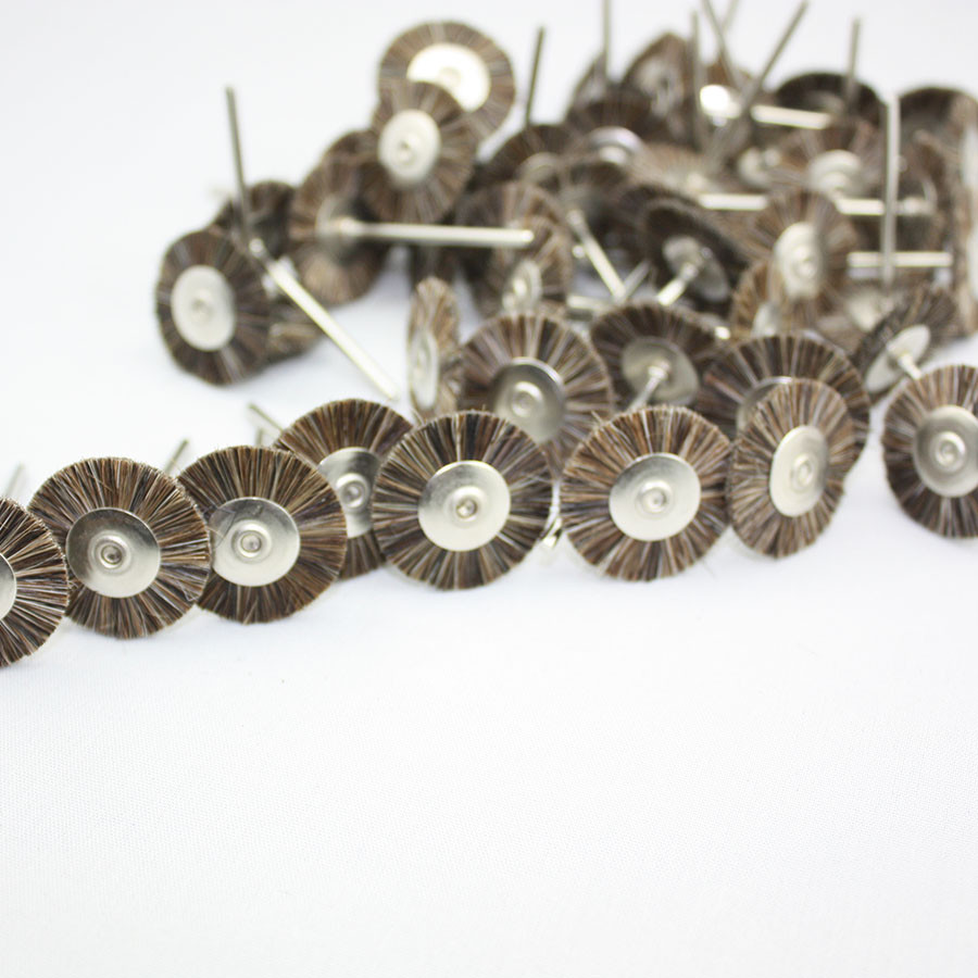 50 PCS New Dental Buffing Polishing Polisher Wheel Brush Dentist Lab Equipment