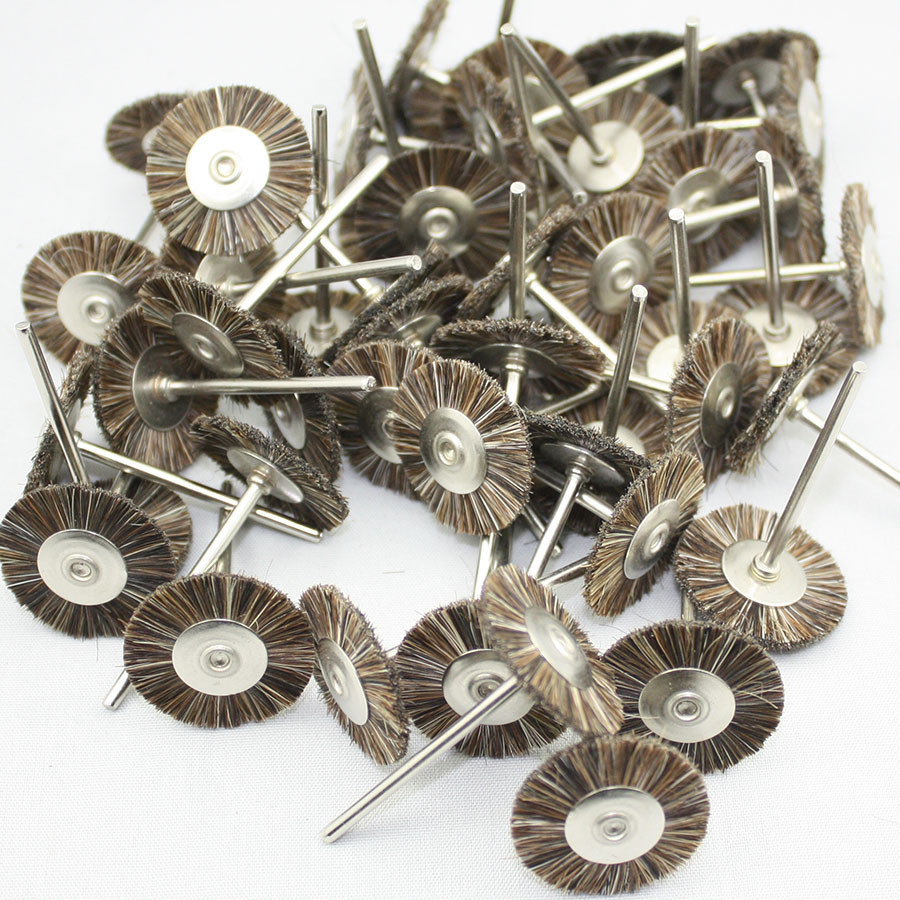 50 PCS New Dental Buffing Polishing Polisher Wheel Brush Dentist Lab Equipment