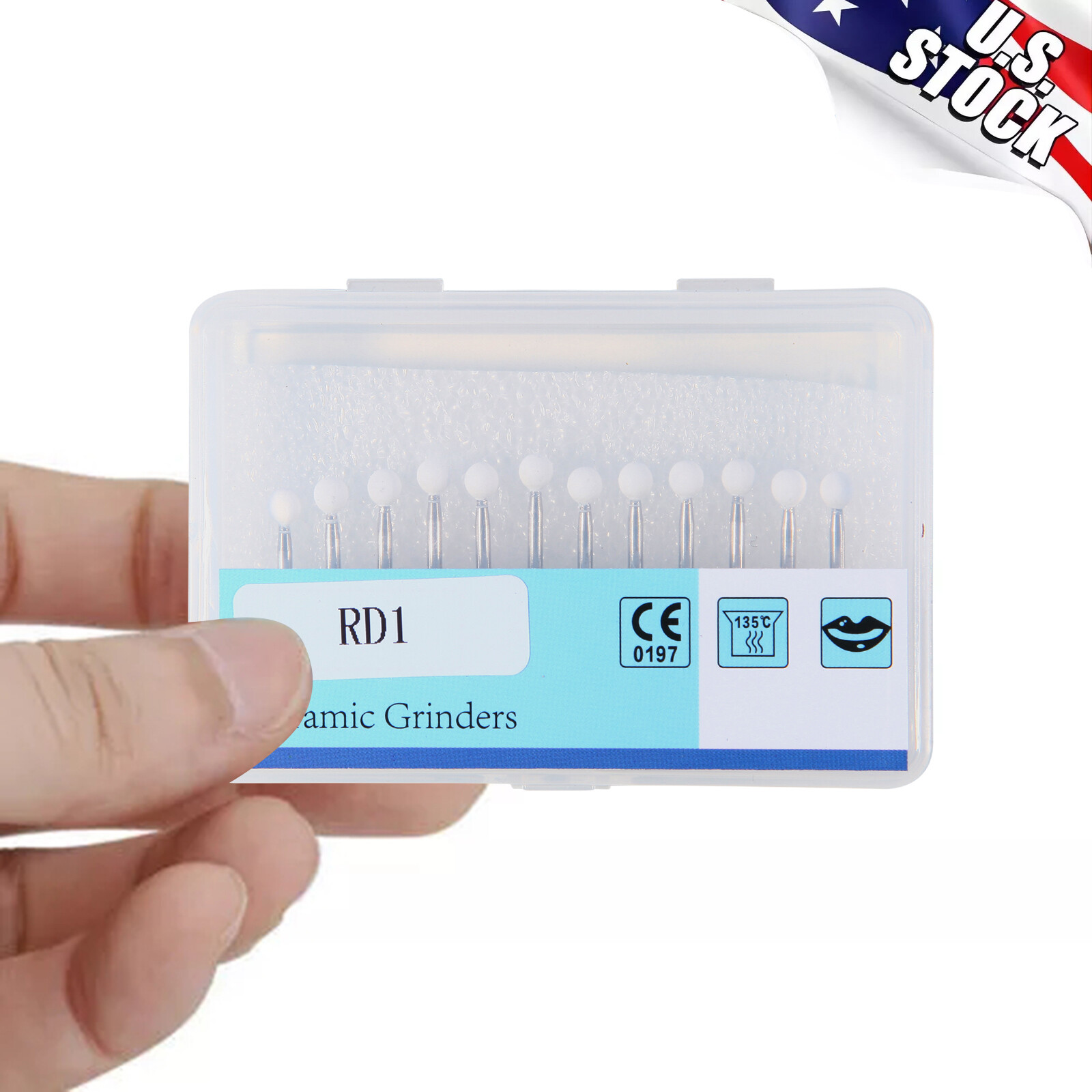 1000 PCS Mixed Dental Prophy Tooth Polishing Cups Latch Type Rubber Cup USA