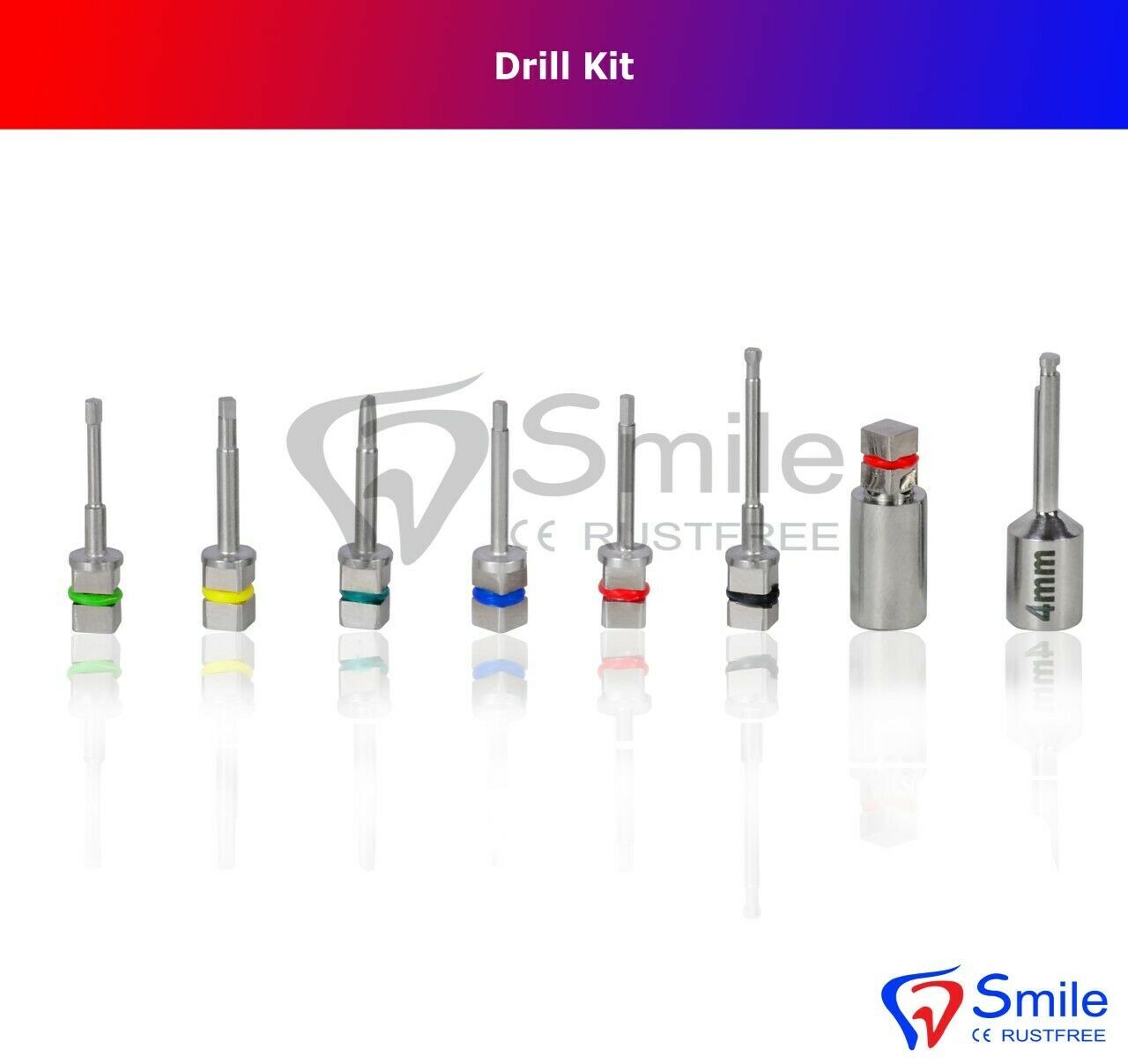 Mini Zimmer Astra System Dental Implants Prosthetic Drivers Kit FDA Approved