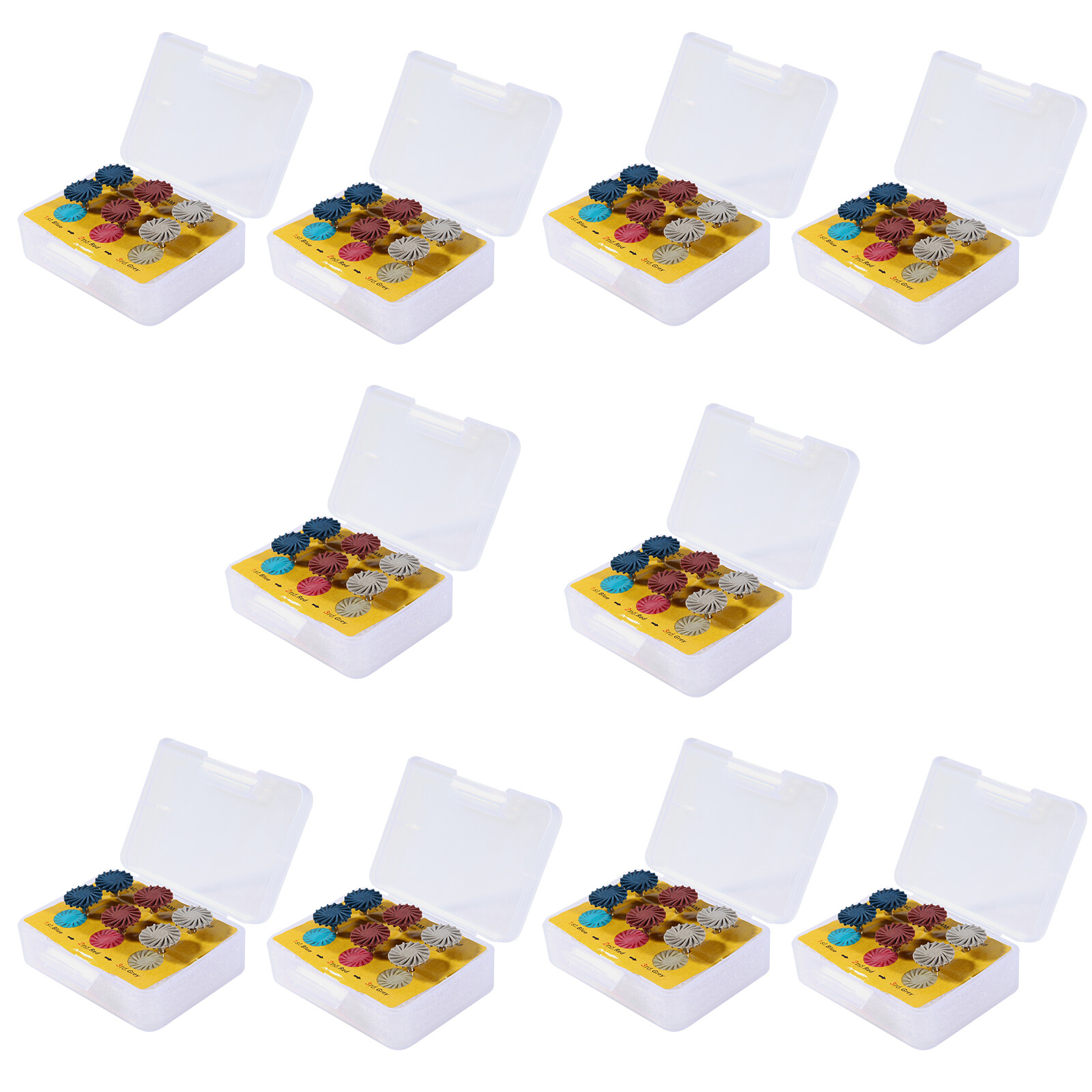 1-1Boxes Dental Polish Kit Composite Resin Polishing Disc Spiral Polish Wheel po