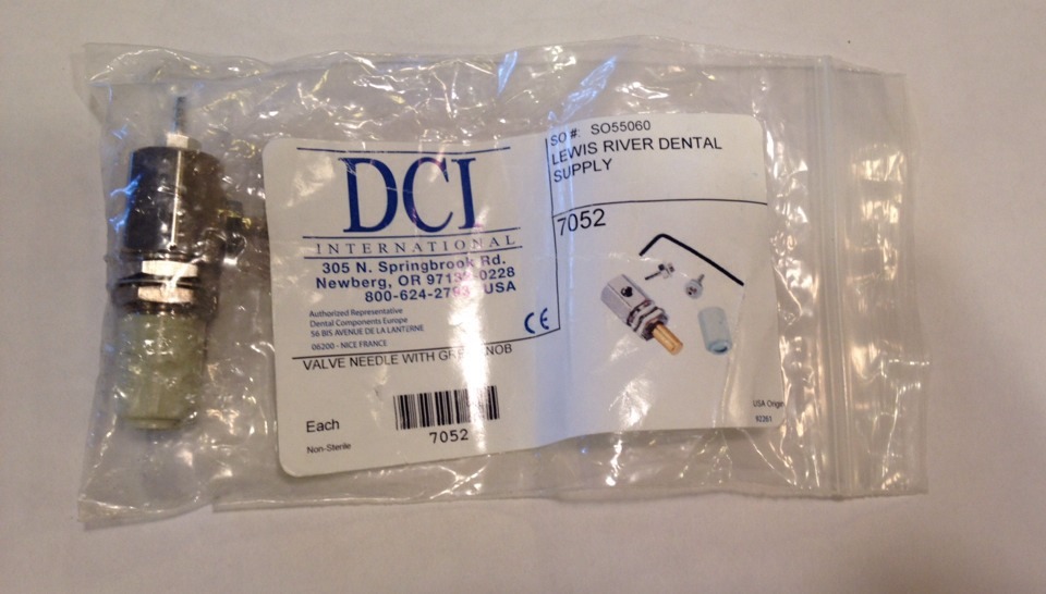 Dci Needle Valve Flow Control Valve with Knob DCI 7052